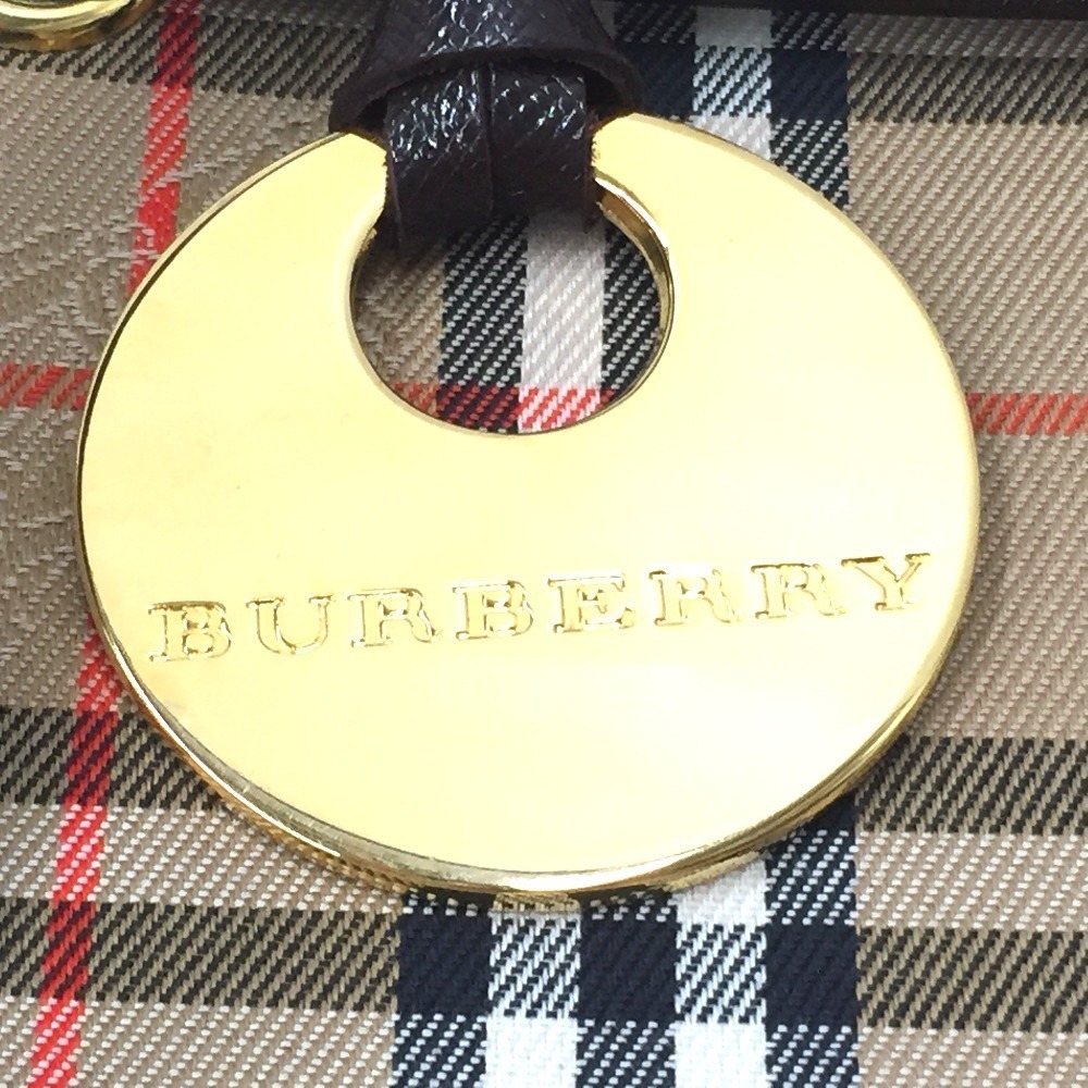 Burberry Bachek Shadow Black Horse Backpack Beige Tan Brown - Picture 8 of 8